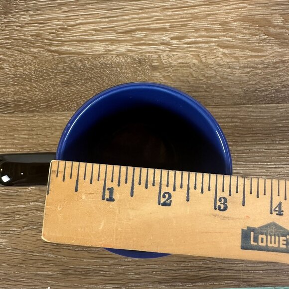 Disney Stitch Ceramic Coffee Mug 14 Oz Black & Blue With Glittery Design Hand Wa - Picture 4 of 6